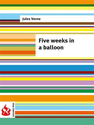 cover image of Five weeks in a balloon (low cost). Limited edition